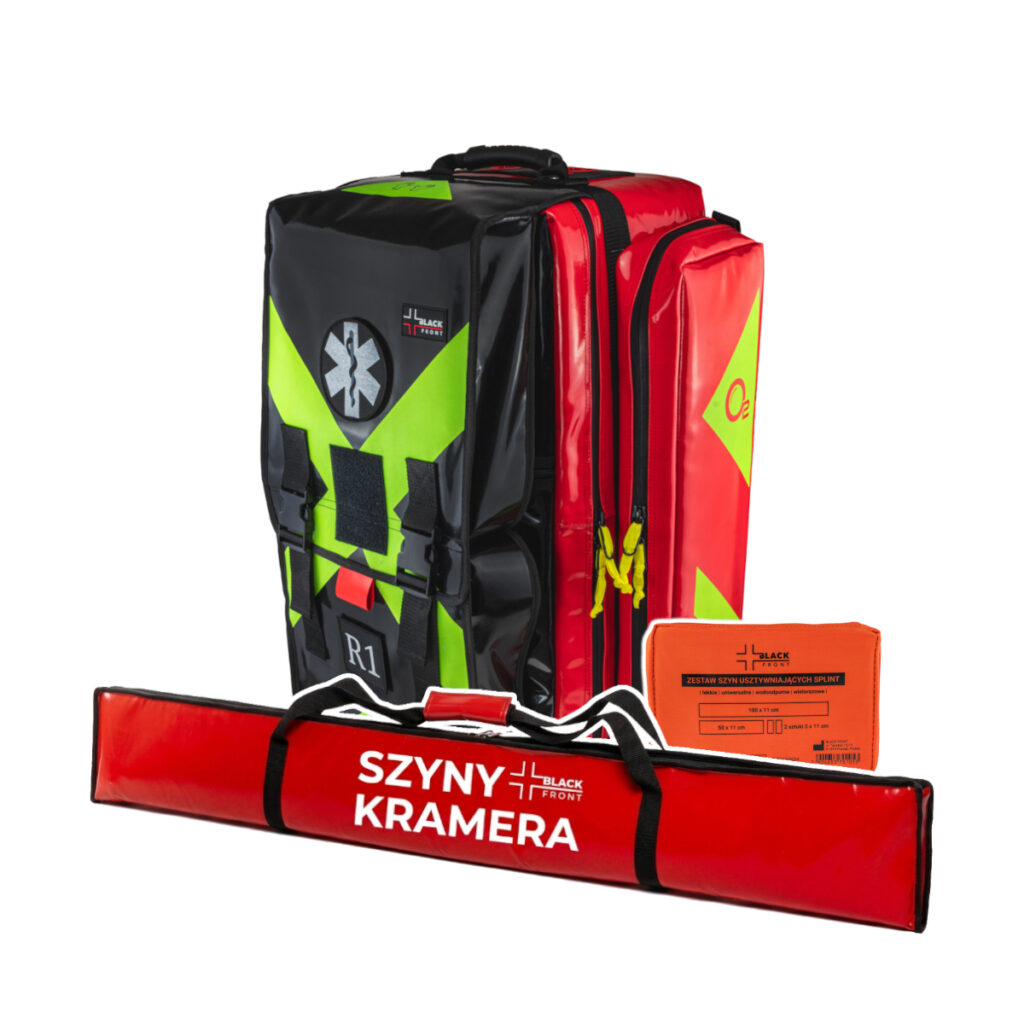 Zestaw PSP R1 w plecaku  z szynami